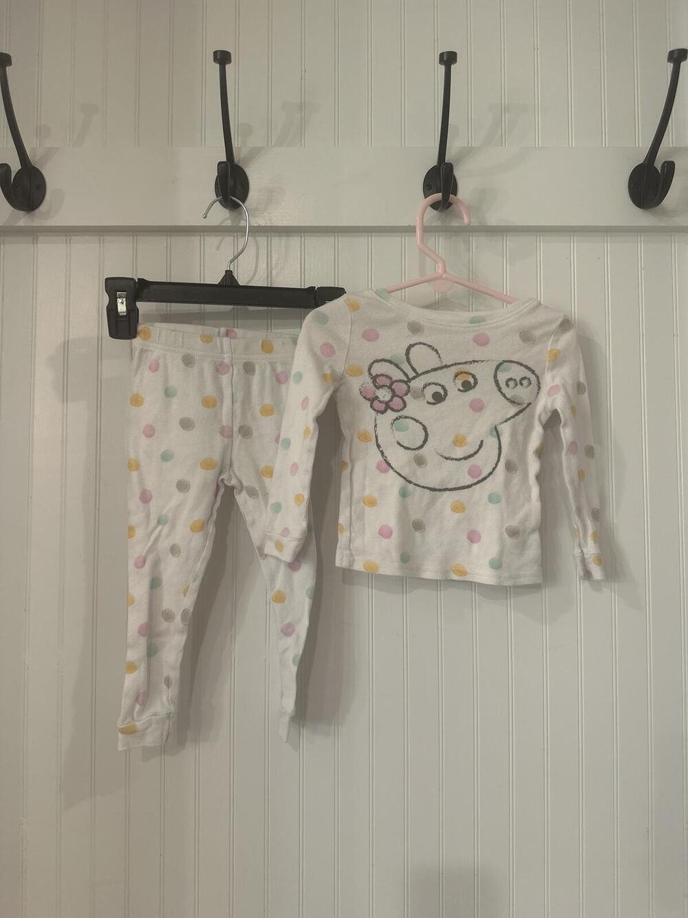 Peppa Pig Little Girls Pajamas 2T